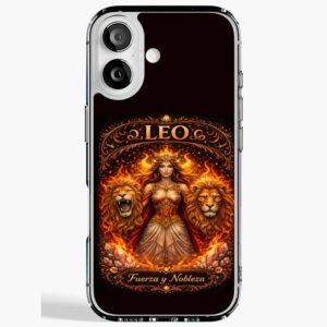 Leo Zodiac Queen sweatshirt | Lion astrology sign, Fierce & Noble design Funda de iPhone 17