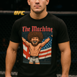 🎯Camiseta UFC, The Machine, Merab Dvalishvili, Camiseta deportiva