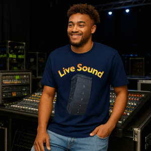 Live Sound Unisex Softstyle T-Shirt | Music Lover Tee, Concert Apparel, Festival Gear, Gift for Musicians, Graphic Tee