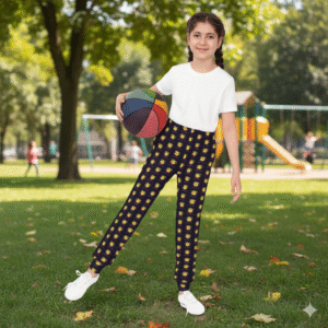 La ModaLoKa icon Pattern Joggers | Youth All-Over Print Sweatpants