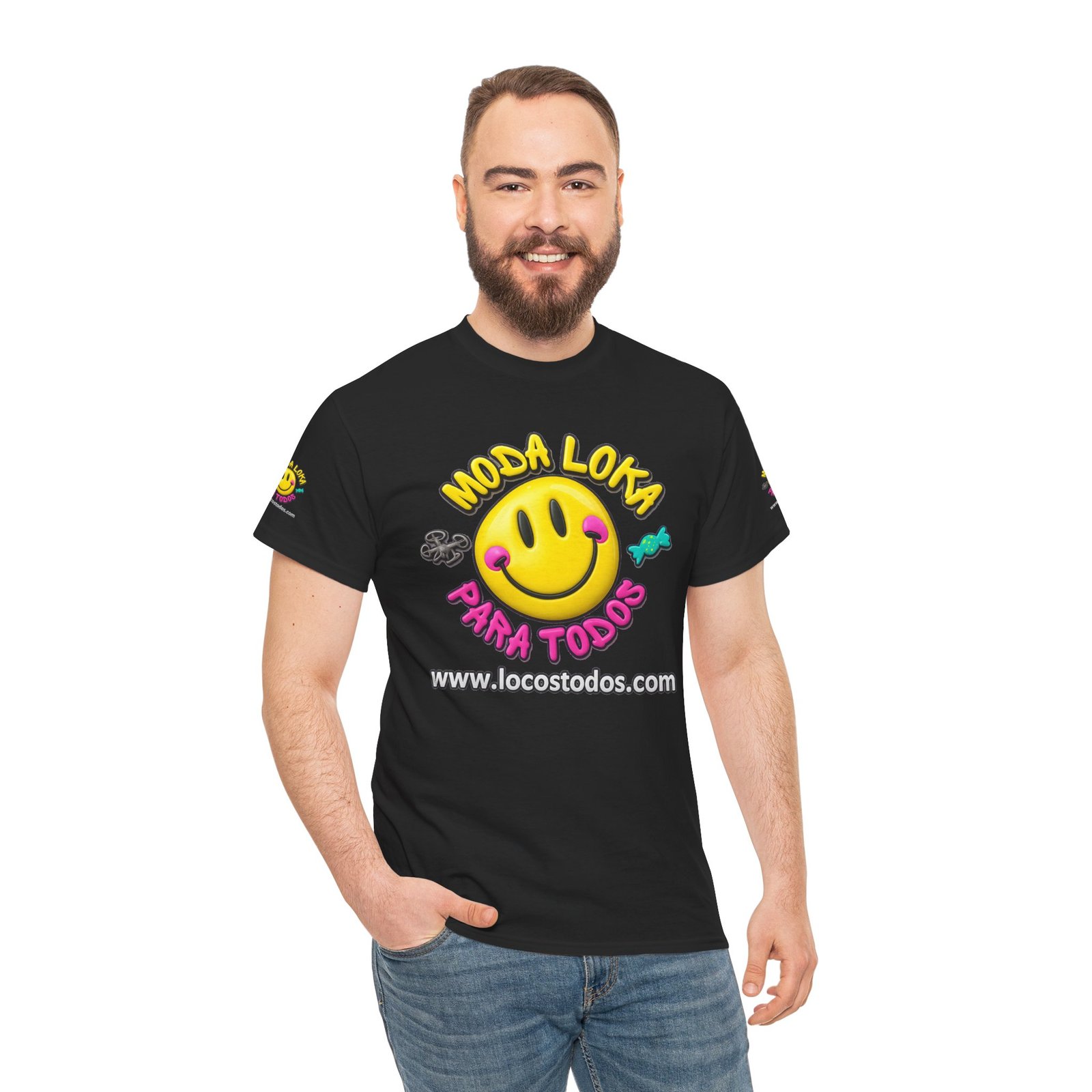 La ModaLoKa Logo Tee – Streetwise Badge Cotton T‑Shirt | ModaLoKa