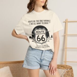 Route 66 Vintage Shield design T-shirt | Historic Main Street of America